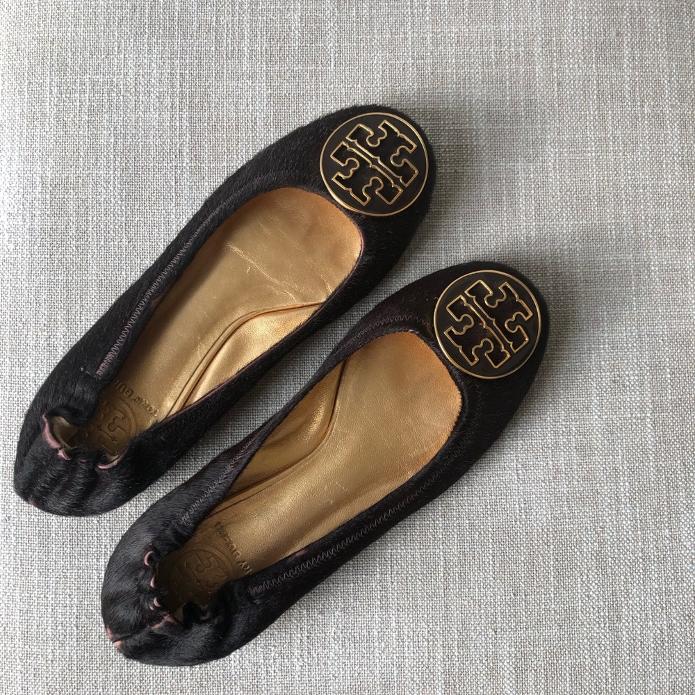 Tory Burch pony hair size 6 flats